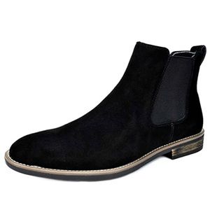 Men Black Chelsea Boots